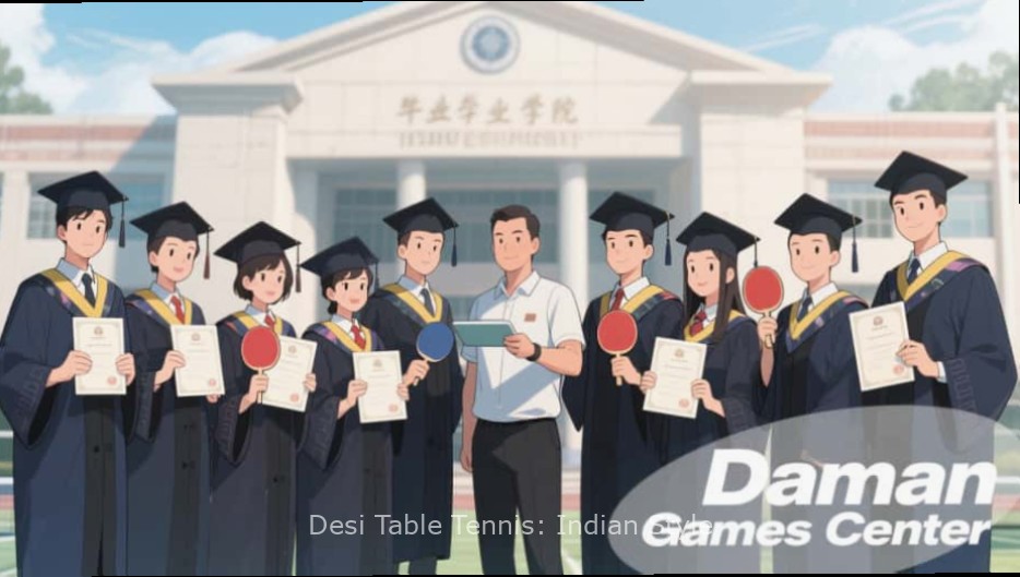 Desi Table Tennis: Indian Style Player Community Desi Table Tennis: Indian Style player community gathering for a local tournament