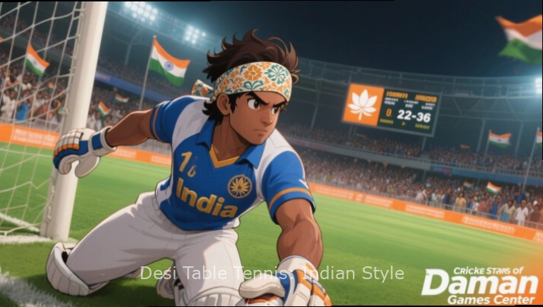 Desi Table Tennis: Indian Style Future Updates Concept art for upcoming Desi Table Tennis: Indian Style features including new stadiums and characters
